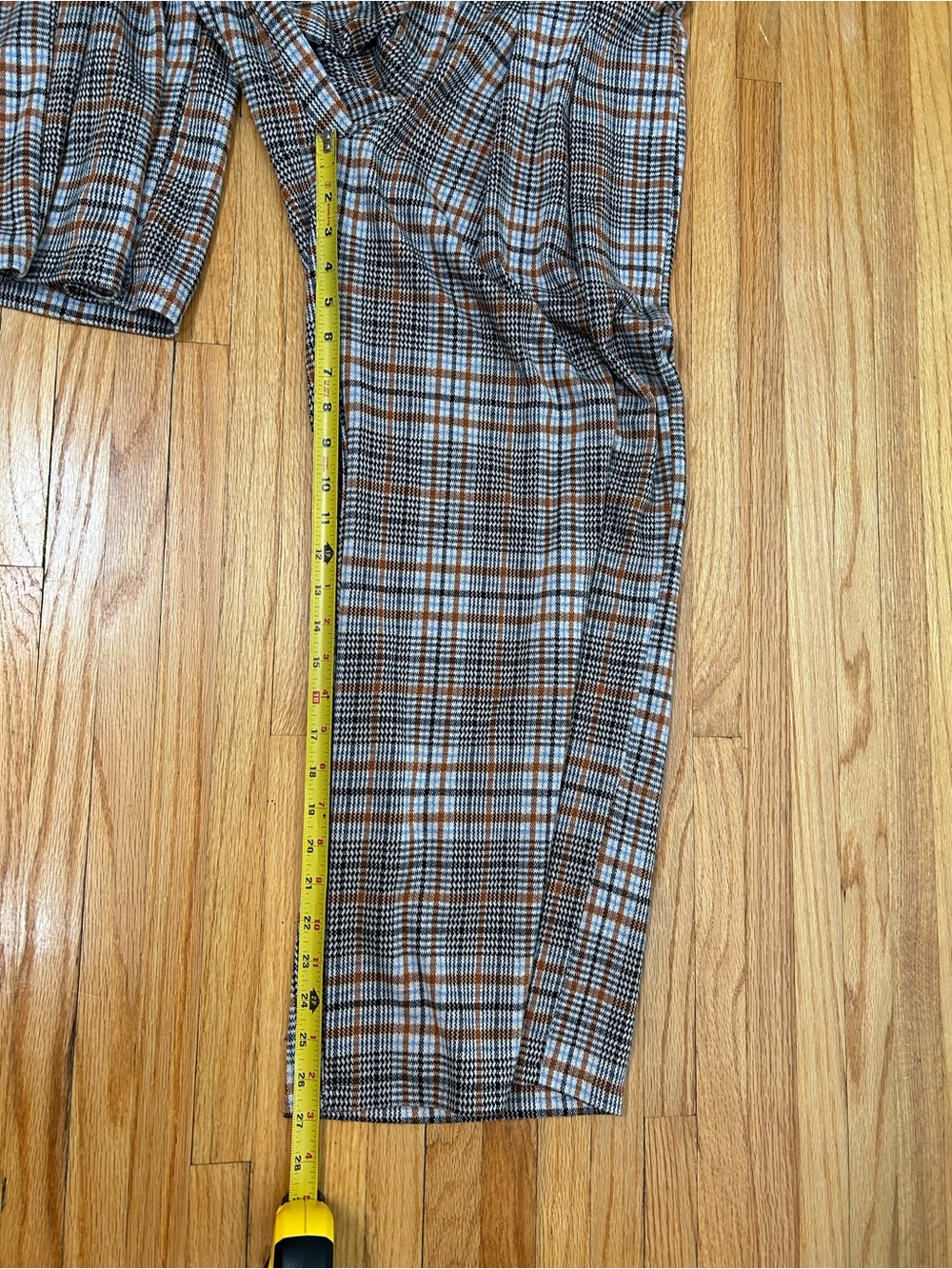 Anthropologie Maeve Wide-Leg Plaid Trousers - Picture 10 of 10
